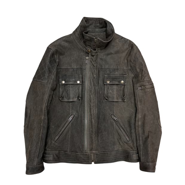 펄프픽션 빈티지 양가죽 바이커자켓(50)