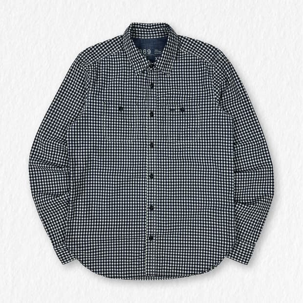 갭 체크 셔츠