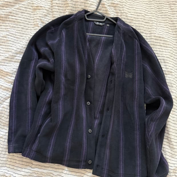 유니클로 니들스 스트라이프 가디건 L