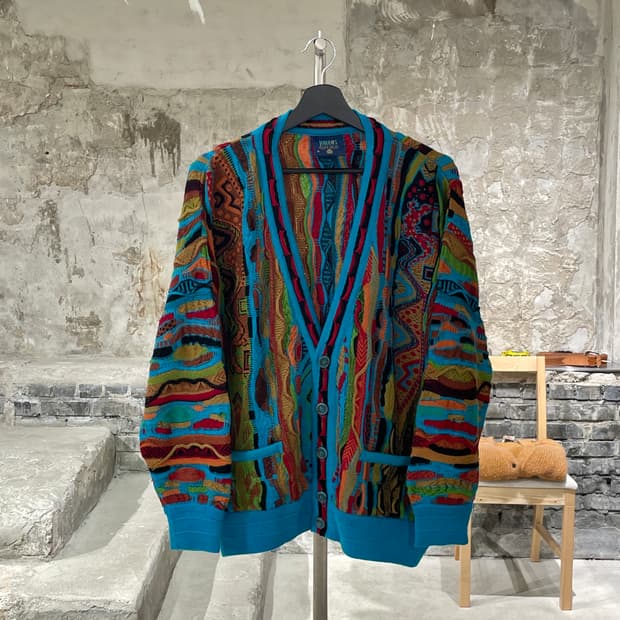 림노스 오스트레일리아 시안 케이블 니트 가디건