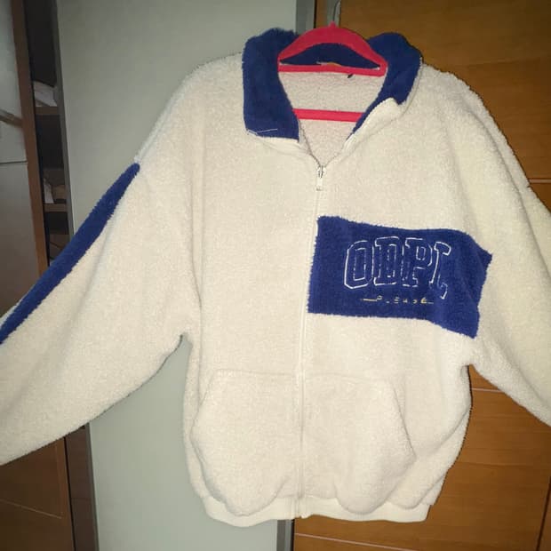 order archive 오더아카이브 오버핏 후리스 집업 자켓 오트밀