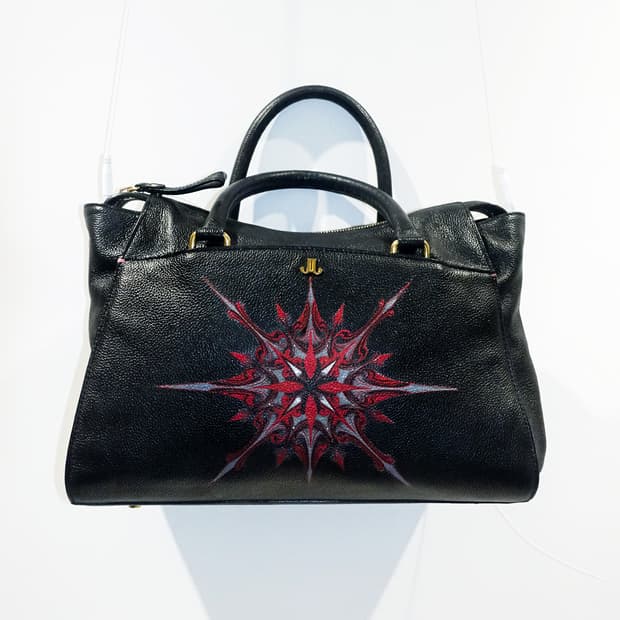 한정판)질스튜어트 블랙 가죽 토트백 1/1