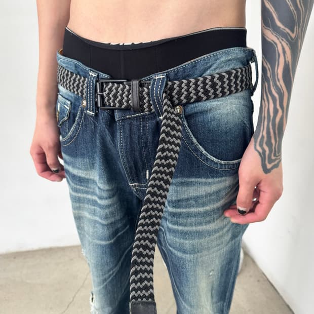 네이버후드 위빙 패브릭 벨트