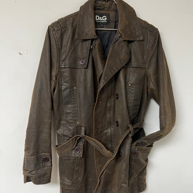 돌체앤가바나 코팅 코트