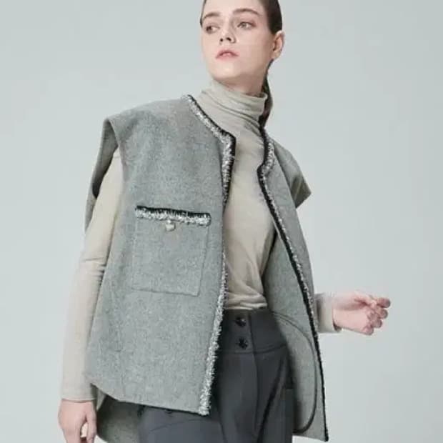 여성 55size 시스템 브레이드 라인 베스트 조끼