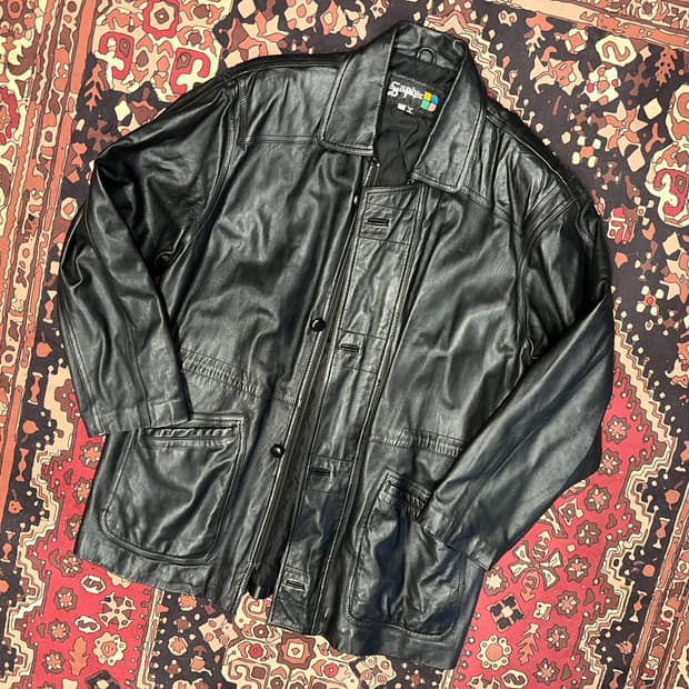 ( 2XL ) 가죽코트 가죽카코트 레더자켓 가죽롱코트 가죽롱자켓