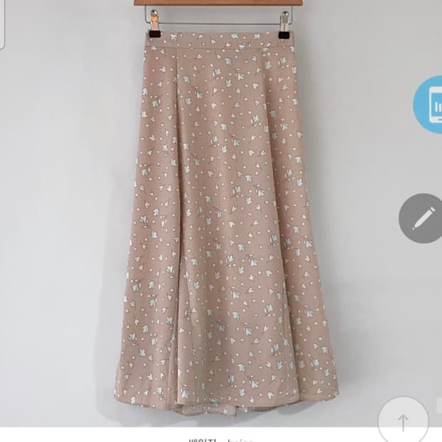 [새상품] 튤립 잔꽃 플레어 스커트