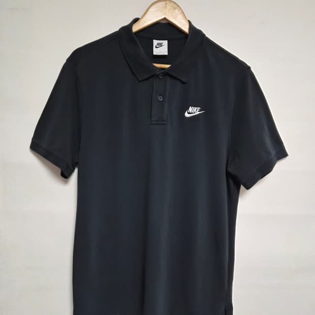 나이키Nike 스몰로고 반팔 카라티셔츠 L사이즈 - T100