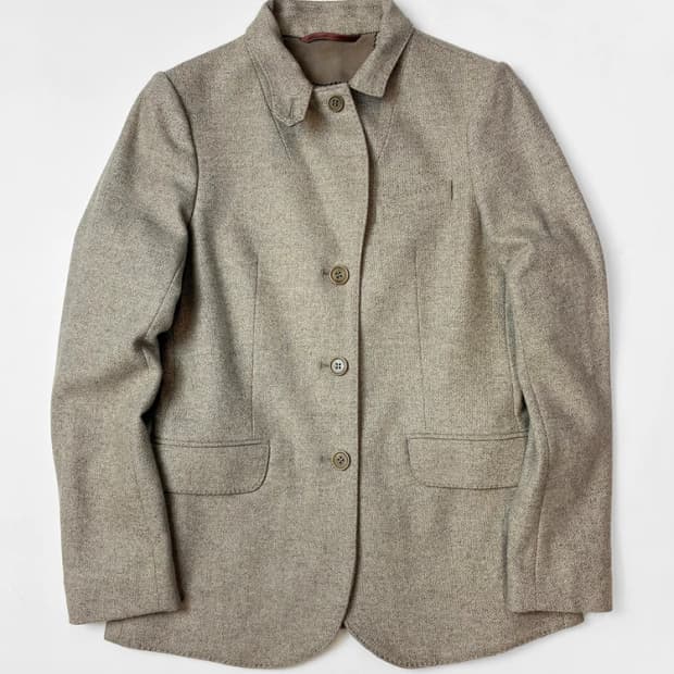 로로피아나 캐시미어 울 헤링턴 블레이저 PN5399