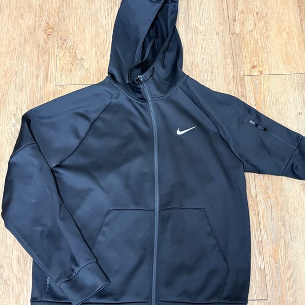 나이키 써마핏 후드집업 블랙