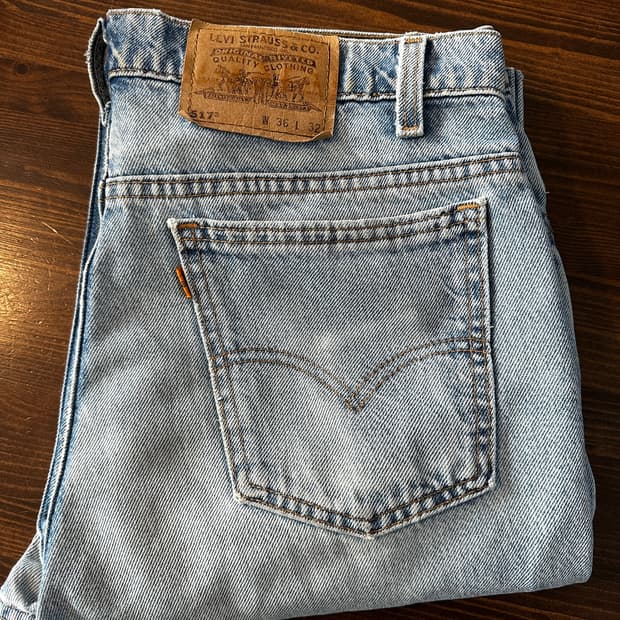 90s Levis 517 USA 오렌지탭 데님 팬츠 usa