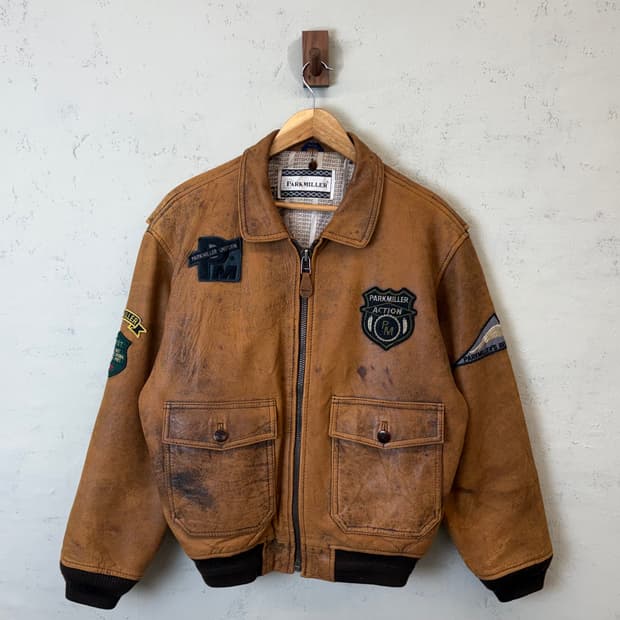 파크밀러 빈티지 G-1 레더 자켓