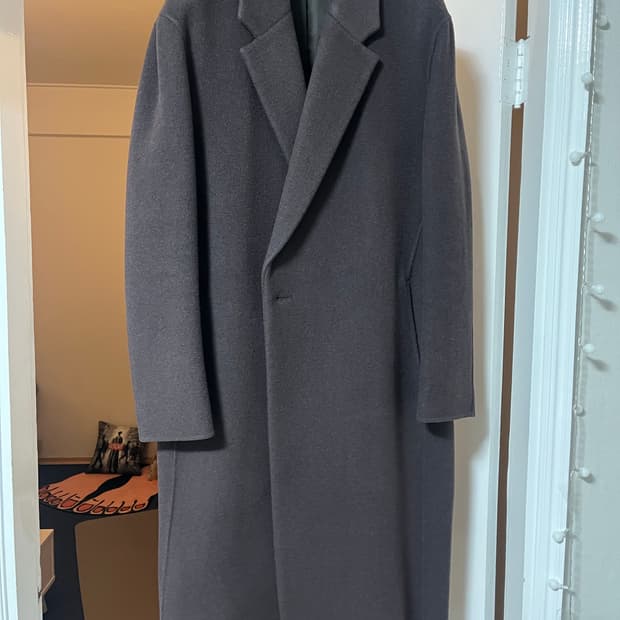 티엔지티 캐시미어 로브코트 100