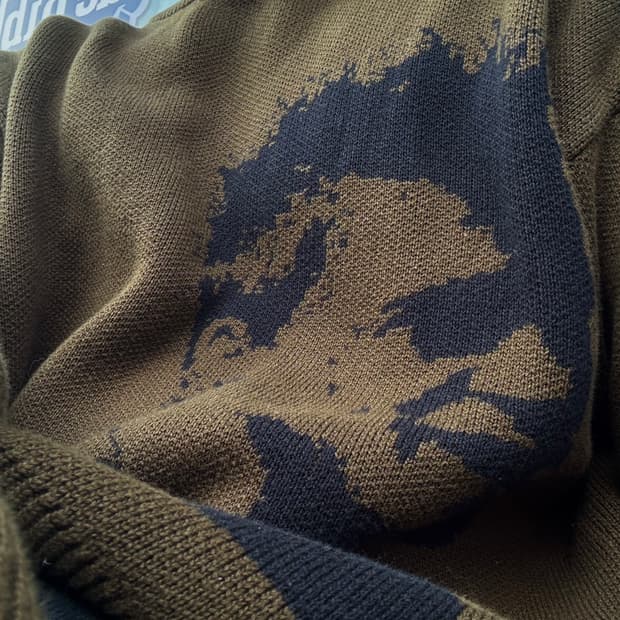 Viznclothing 타일러더든 니트 스웨터 XL 브라운