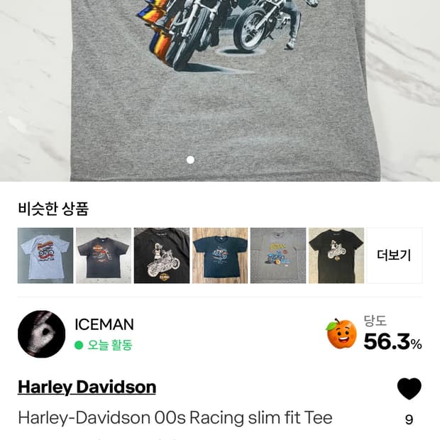 Harley-Davidson O0s Racing slim fit Tee