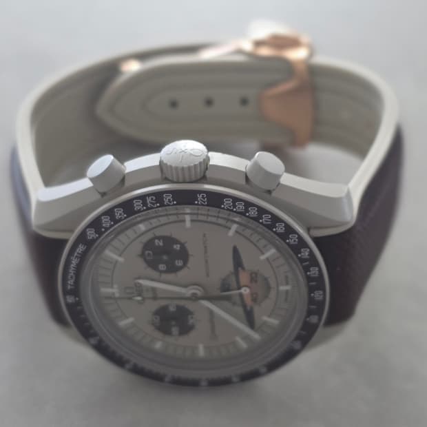 오메가 X 스와치 문워치 미션 투 문 토성시계 올튜닝(풀박스)