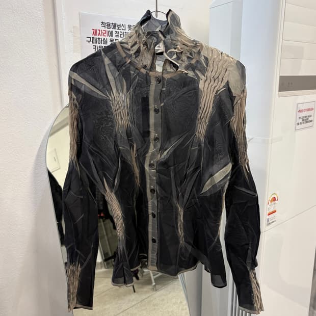 Specchio pleats shirt