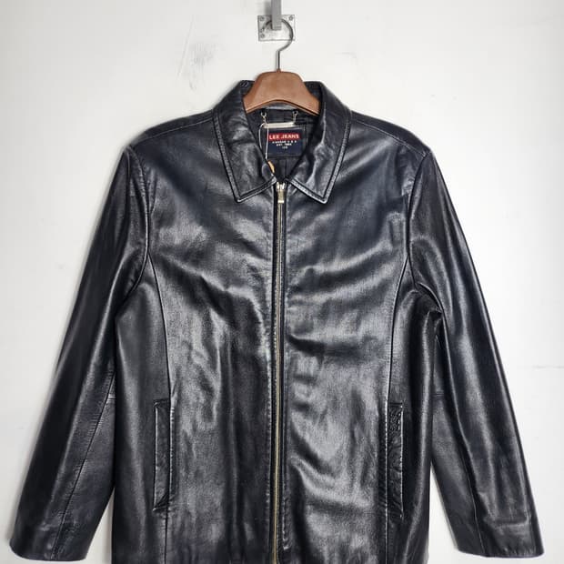 Lee Jeans 가죽 자켓