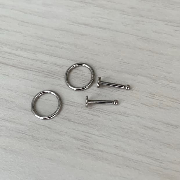 티타늄 피어싱 일괄 (구매가 약 6만)