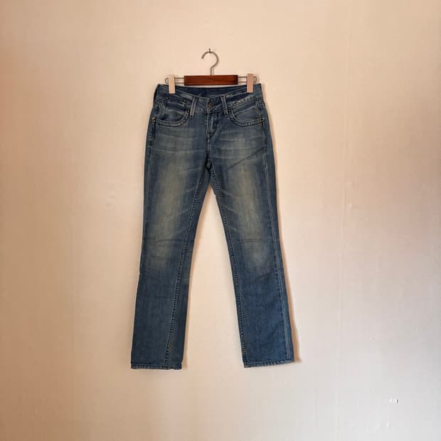 리바이스 24 25 청바지 데님 오리지널 레드탭 슬림 테이퍼드