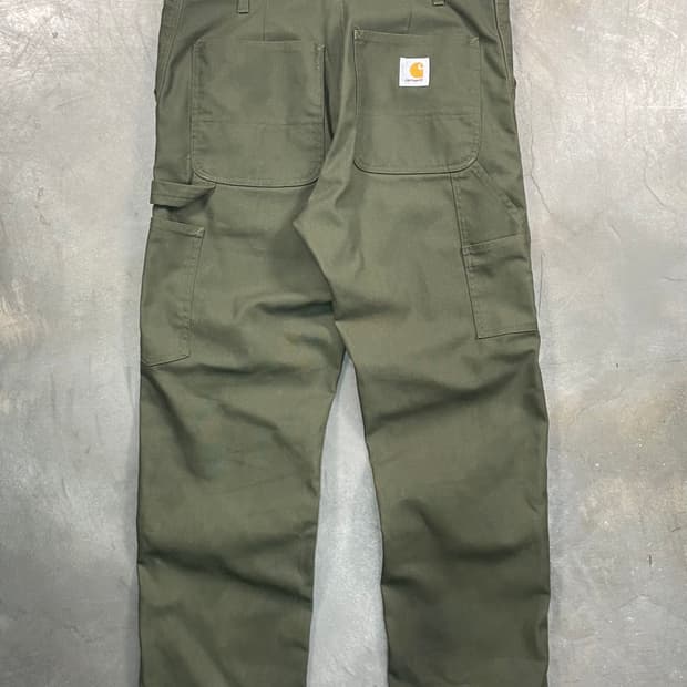 칼하트wip 싱글니 카펜터 팬츠