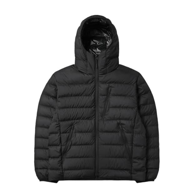무신사 스탠다드 후드 라이트 다운 자켓 블랙