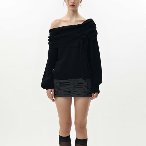 페인오어플레져 KAREN CORSET KNIT black