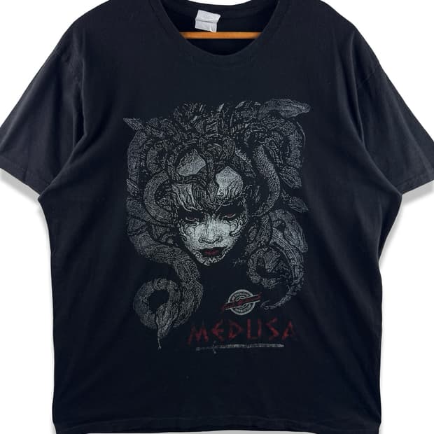 USA 메두사 프린팅 티셔츠3187
