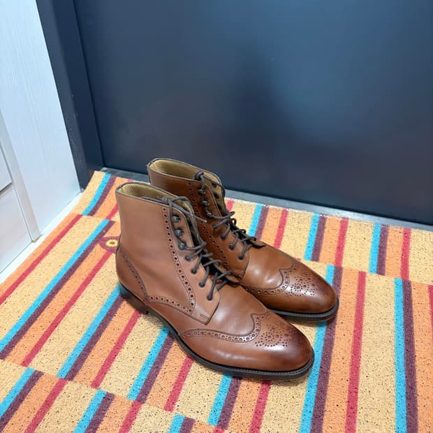 에드워드그린 섀넌 윙팁부츠 uk8.5 202라스트