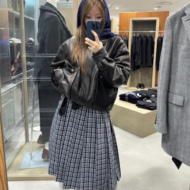 캐롤쇼페 레더자켓
