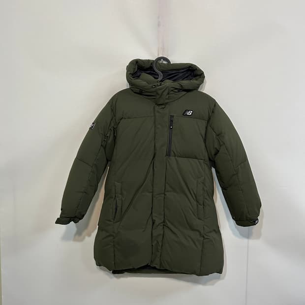 뉴발란스 키즈 구스다운 패딩 145 카키