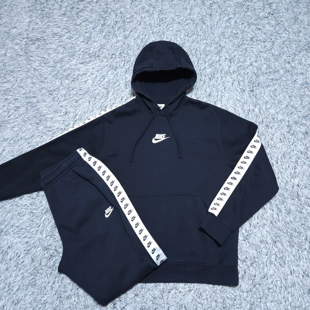 나이키) L 남자 에센셜 기모후드+스웨트팬츠 세트 / 왕눈이샵