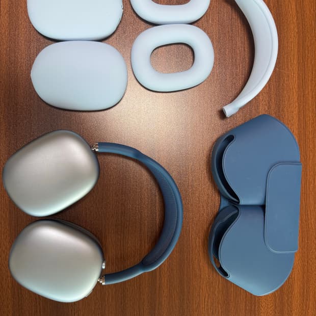 급처 에어팟맥스 라이트닝 블루