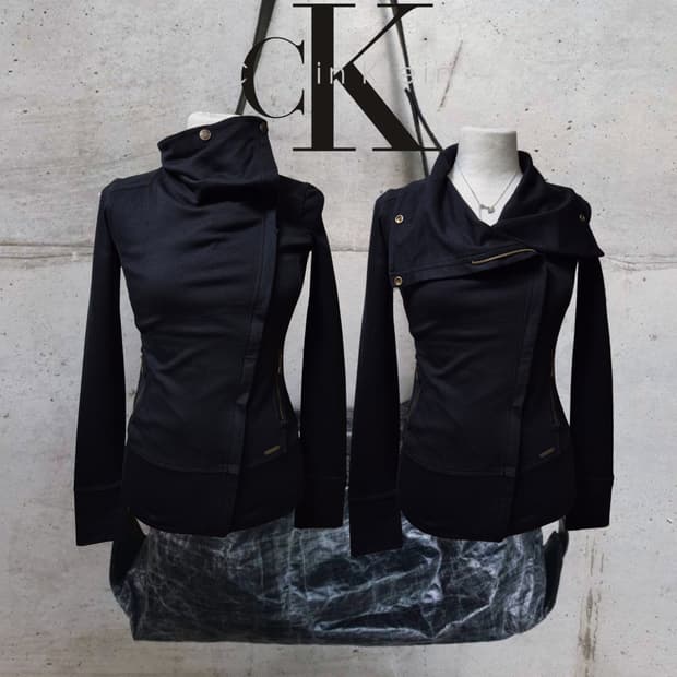 Calvin Klein high necked zip-up