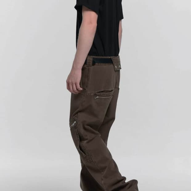 플라스틱 프로덕트 팬츠 브라운S