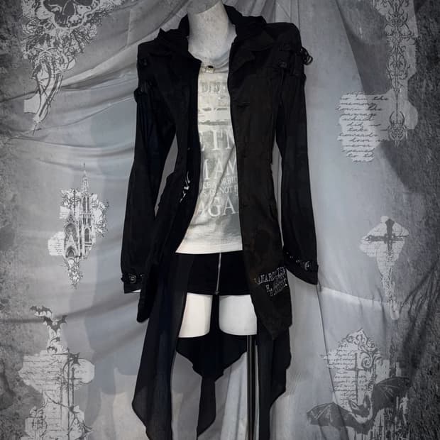 에이치나오토 무채색 락시크 인더아틱 데일리펑크 코디세트 ㅑ