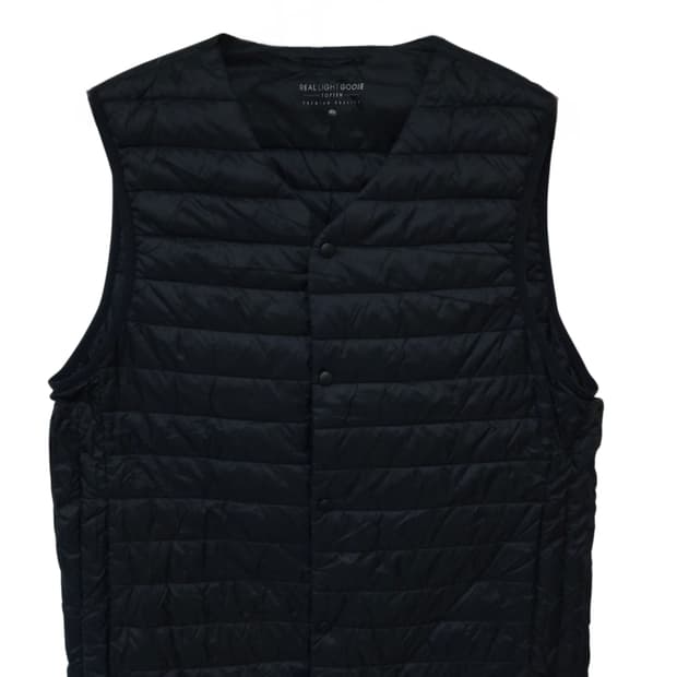 TOPTEN 구스다운 경량패딩조끼 95-100 거위털