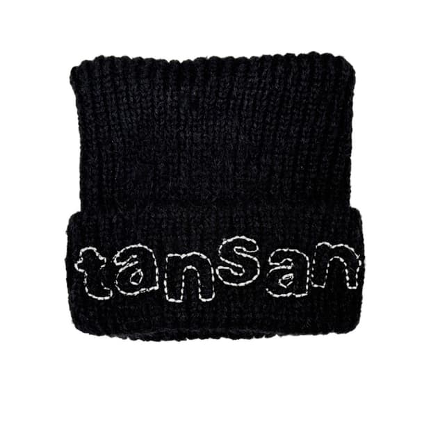 무신사 탄산마그네슘 로고 캣 비니 블랙 공용 새거급