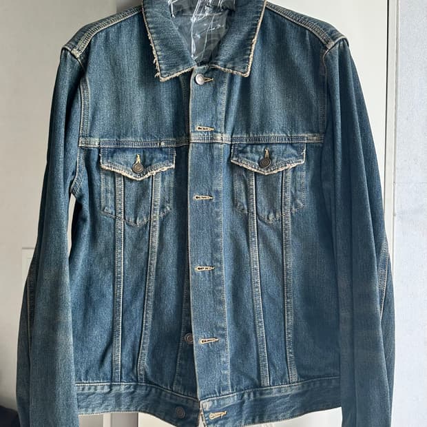 생로랑 데님자켓 