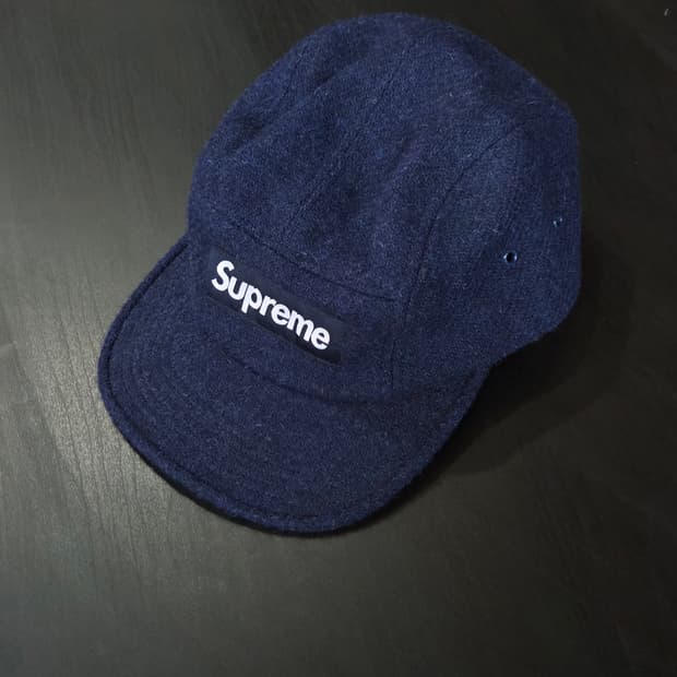 15 FW Supreme x Harris Tweed Camp cap