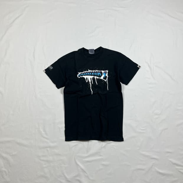 베이프 bape 커맨드z 프린트 반팔티