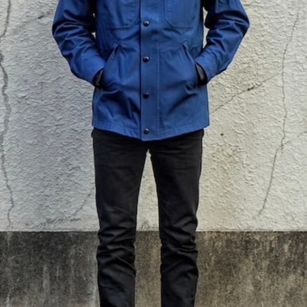 RRL INDIGO WATERPROOF HOOD JACKET