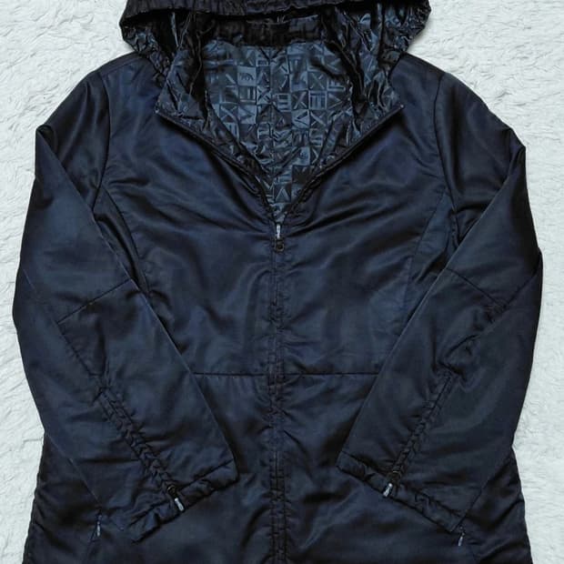 일본 Evex by Krizia 리버시블 후드 패딩 46 (M~L)