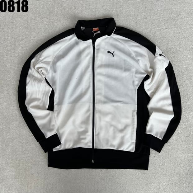 푸마 트랙탑 져지 화이트 블랙 2XL