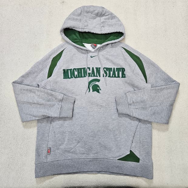 00s 나이키 센터 로고 후드티