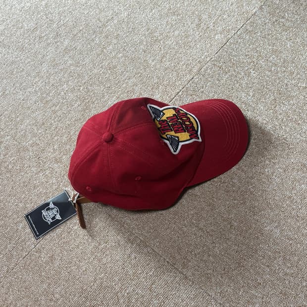 리얼맥코이 레드 볼캡