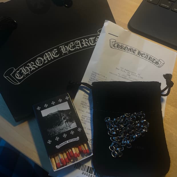 크롬하츠 페이퍼체인 20인치 새상품