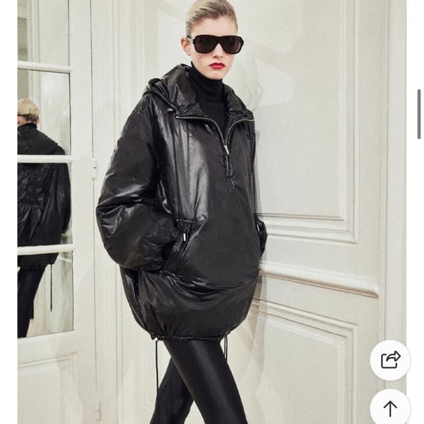 생로랑 겸용아노락패딩