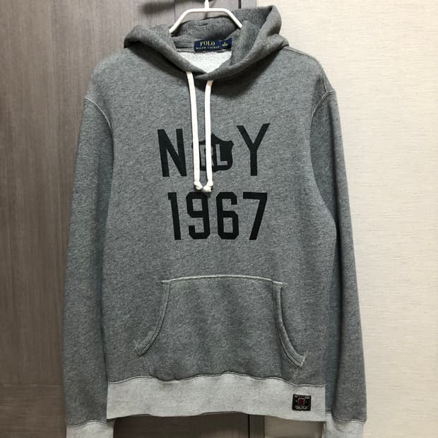 폴로 랄프로렌 스포티 클래식 기모 후드티셔츠 _ 그레이