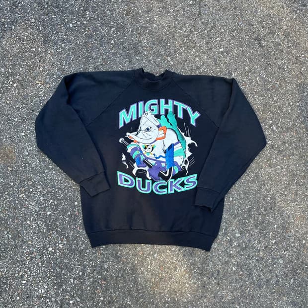 빈티지 90s  NHL 애너하임 마이티 덕스 스웻셔츠